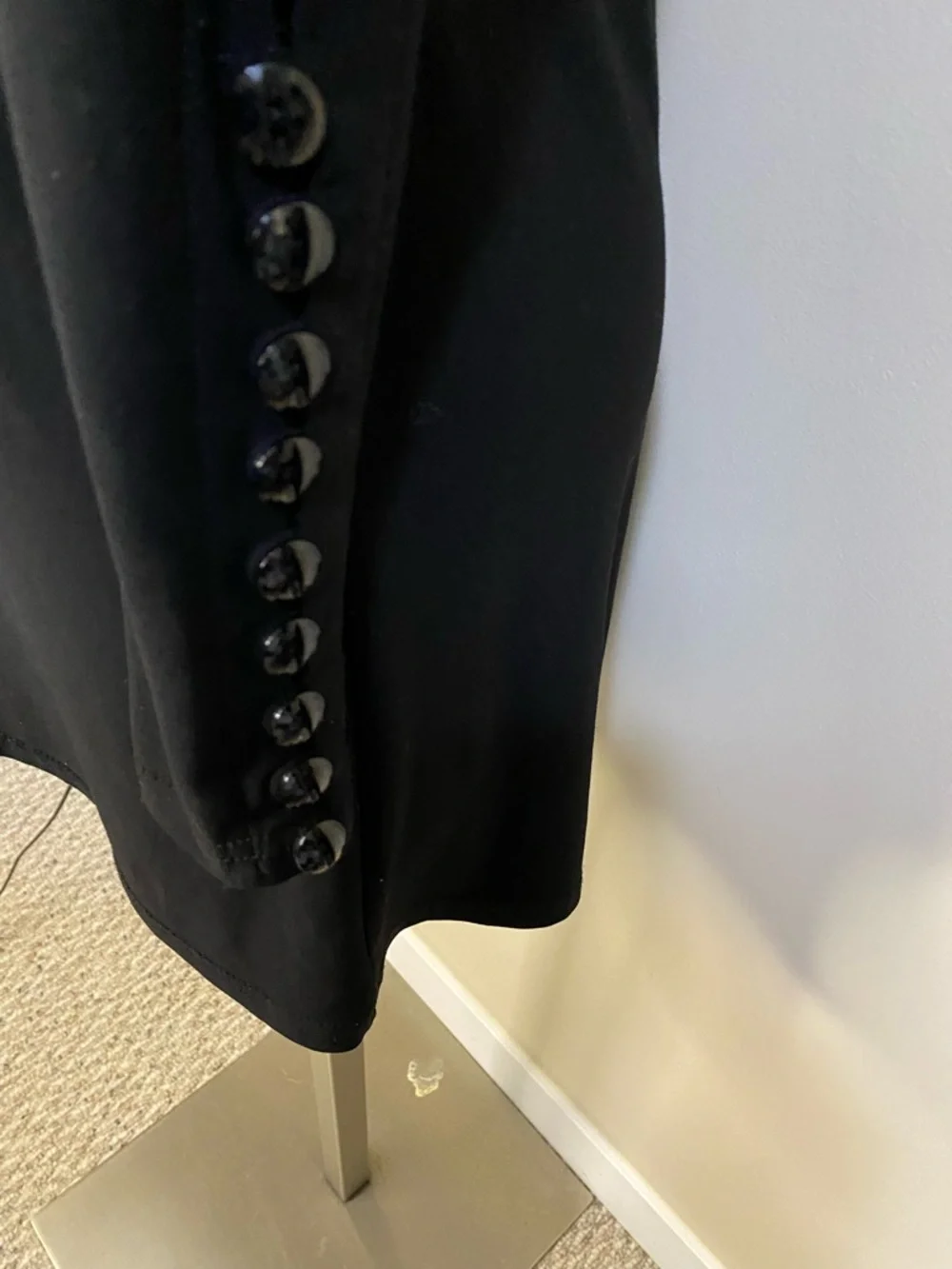 Joseph Ribkoff Black Long-Sleeve midi Dress - Picture 4 of 6